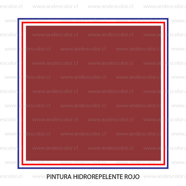 Pintura Hidrorepelente - Gamma Hidrorepelente Rojo Tineta 2