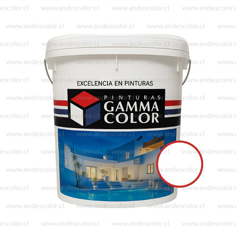 Pintura Elastomerica - Gamma Elastogamma Blanca Tineta 1