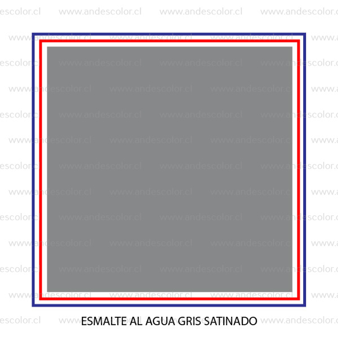 Pintura - Gamma Esmalte Al Agua Satinado Gris Galon 2