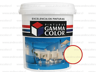 Pintura - Gamma Esmalte Al Agua Satinado Blanco Ingles Galon