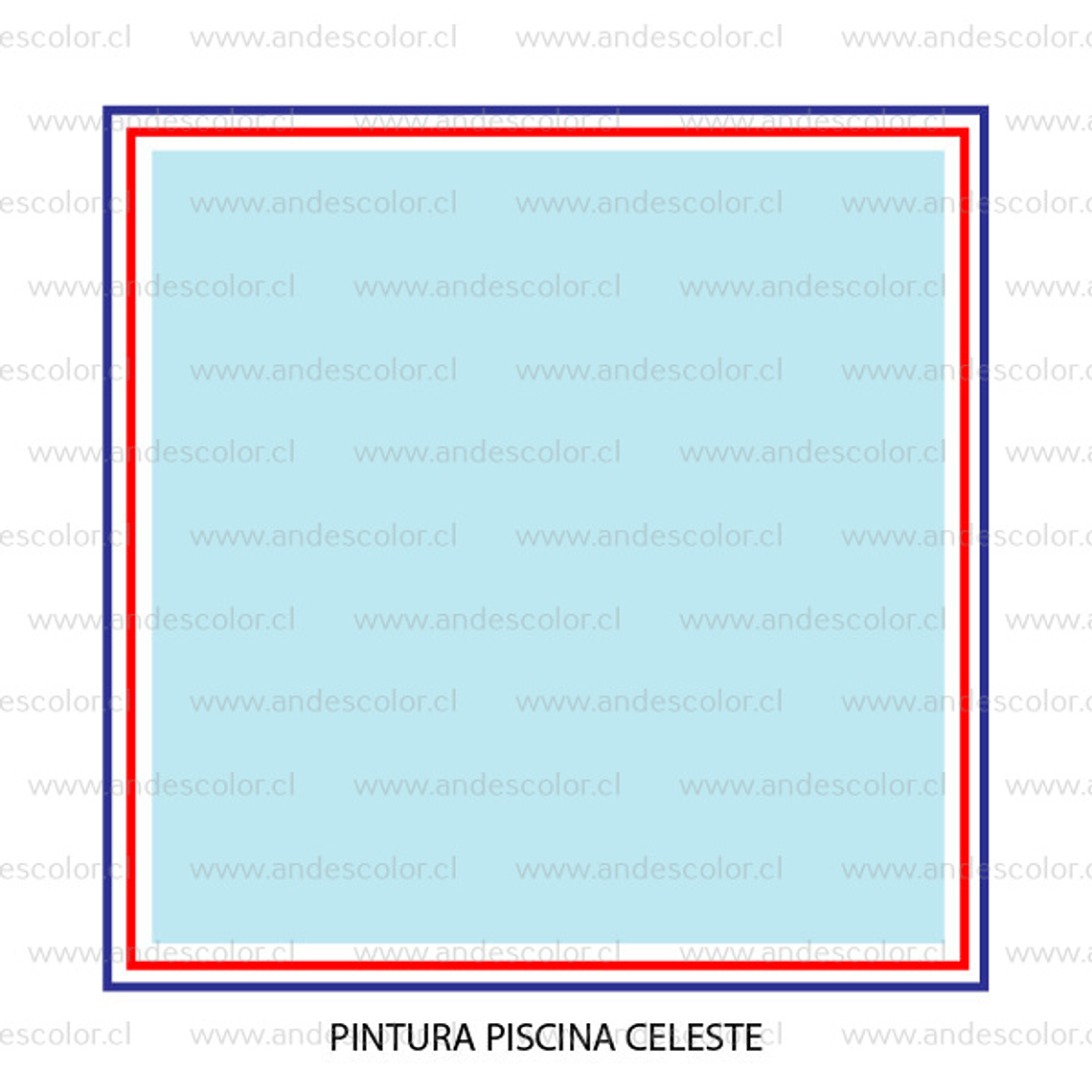 Pintura - Gamma Pintura Piscina Celeste Galon 2