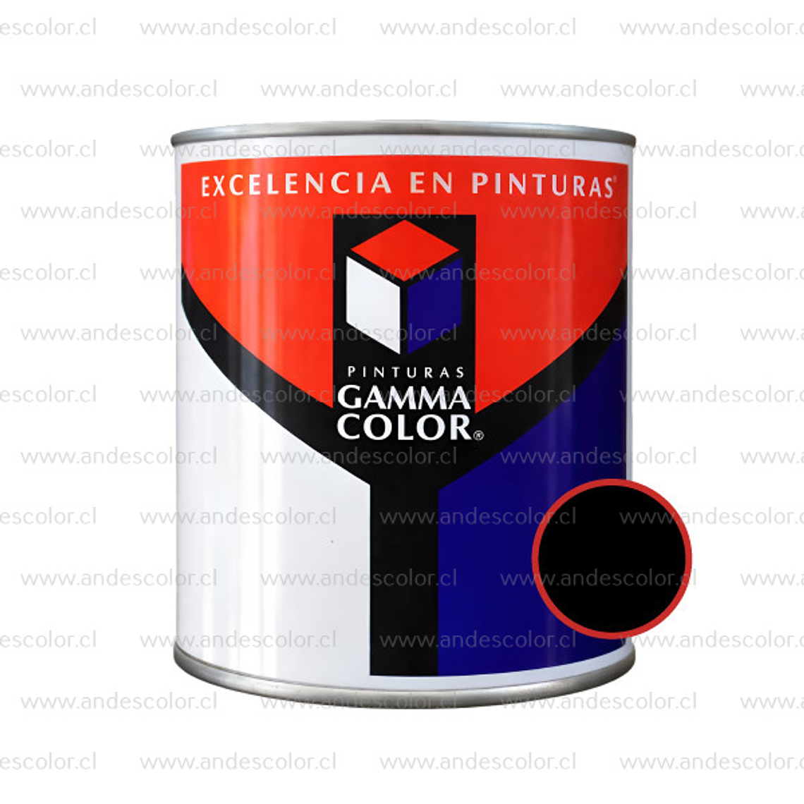 Pintura - Gamma Esmalte Sintetico Negro 1/4 Galon 1