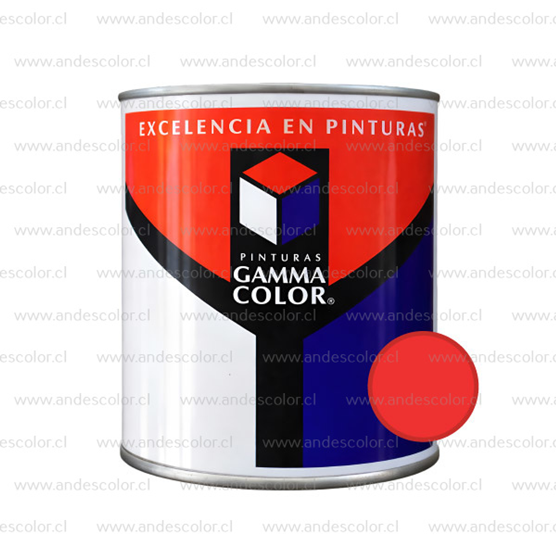 Pintura - Gamma Esmalte Sintetico Rojo 1/4 Galon 1