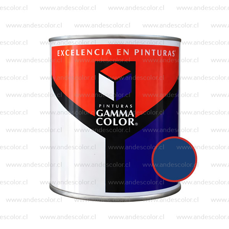 Pintura - Gamma Esmalte Sintetico Azul Pacifico 1/4 Galon 1