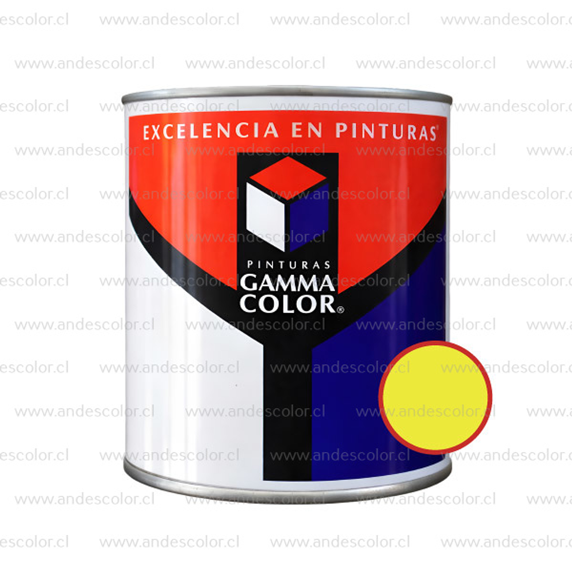 Pintura - Gamma Esmalte Sintetico Amarillo 1/4 Galon 1