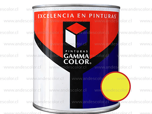 Pintura - Gamma Esmalte Sintetico Amarillo 1/4 Galon