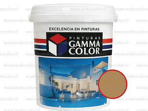 Pintura - Gamma Esmalte Al Agua Satinado Canela Galon