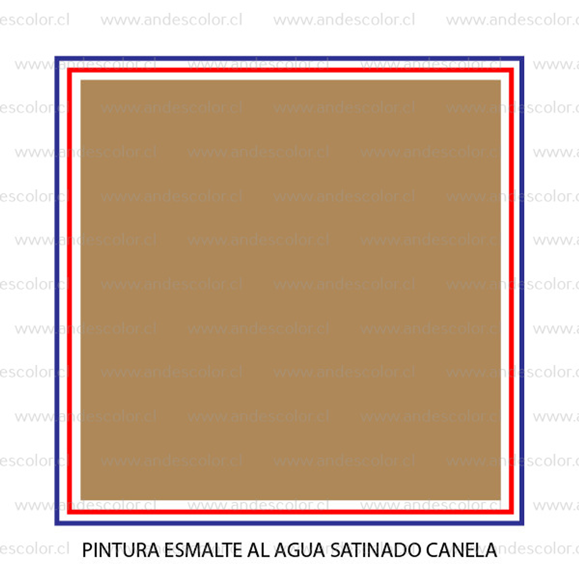 Pintura - Gamma Esmalte Al Agua Satinado Canela Galon 2