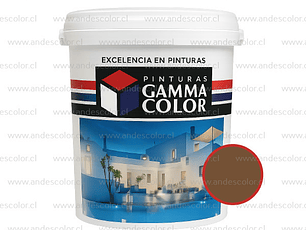 Pintura - Gamma Esmalte Al Agua Satinado Pardo Oscuro Galon