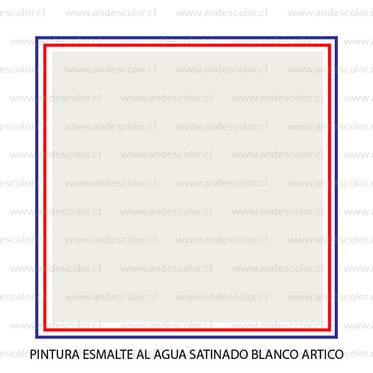 Pintura - Gamma Esmalte Al Agua Satinado Blanco Artico Galon 2