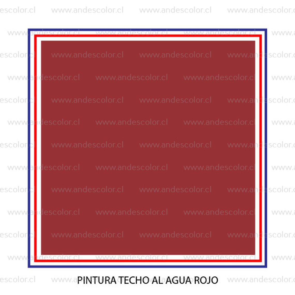 Pintura Techo - Gamma Pintura Techo Al Agua Rojo Tineta 2