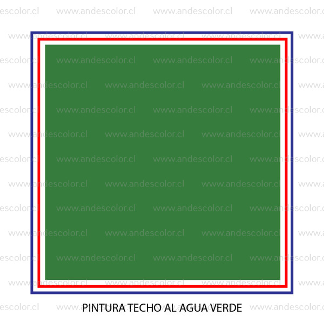 Pintura - Gamma Techo Al Agua Verde Galon 2