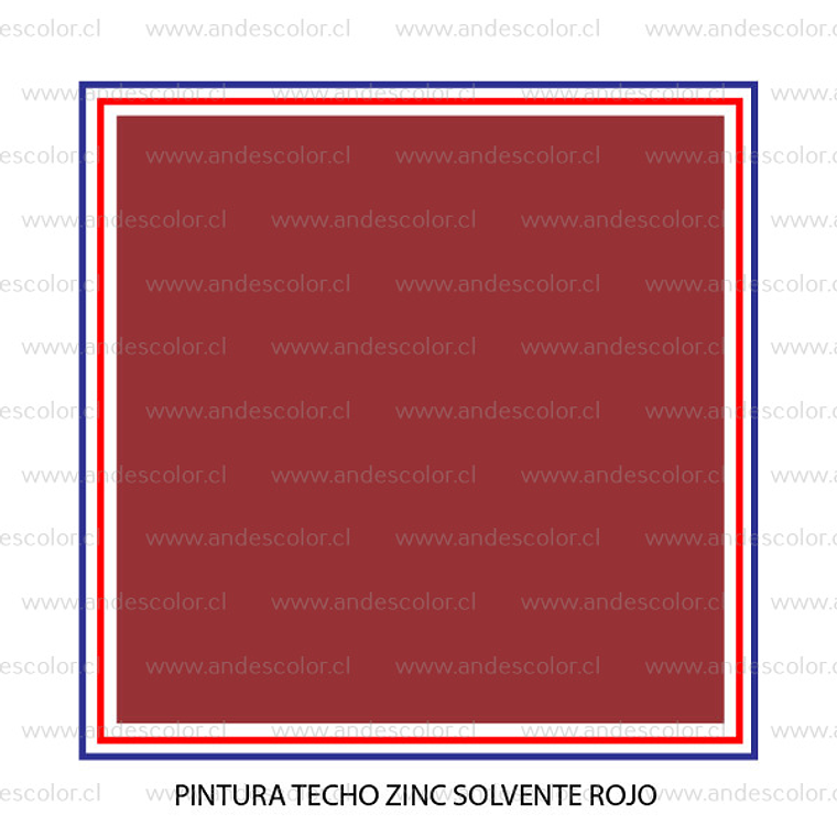Pintura - Gamma Techo Zinc Solvente Rojo Galon 2