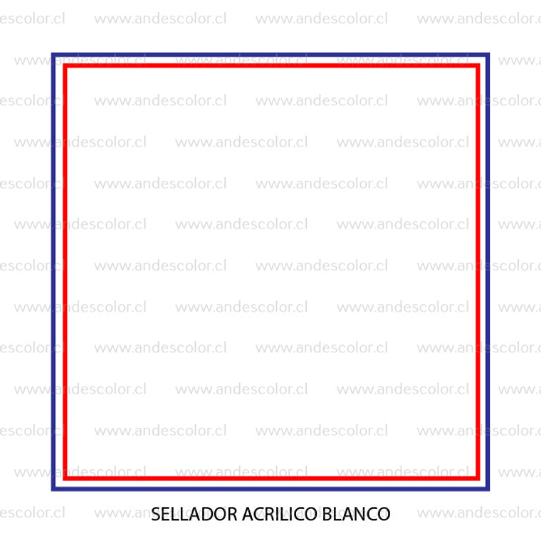 Selladores - Gamma Sellador Acrilico Blanco Tineta 2