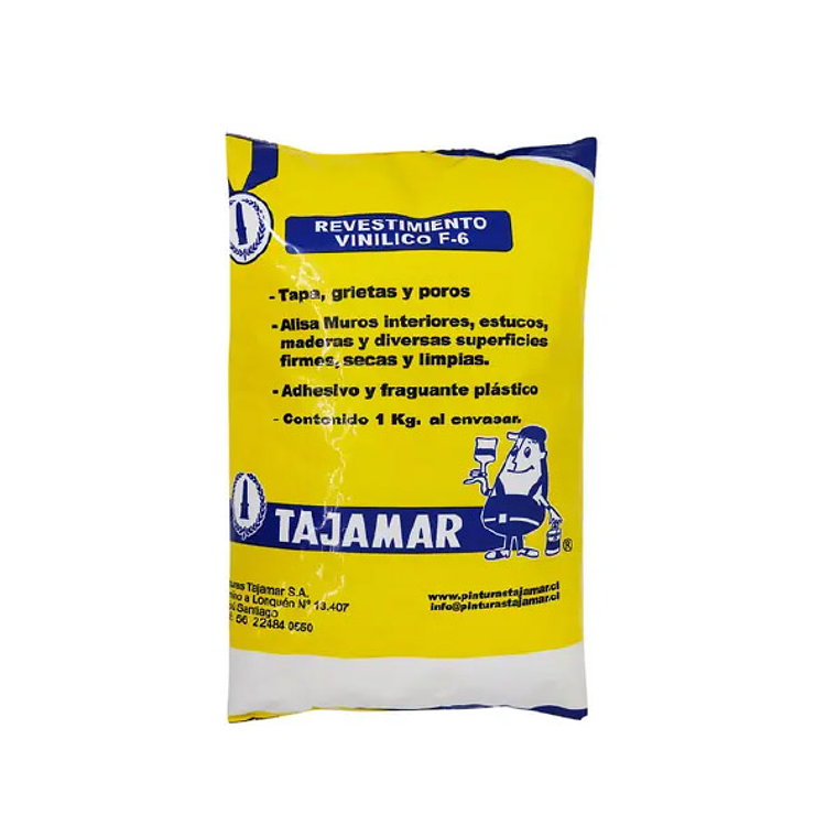 Pasta Muro - Tajamar Pasta Muro Super F-6 Bolsa 1 Kg 1