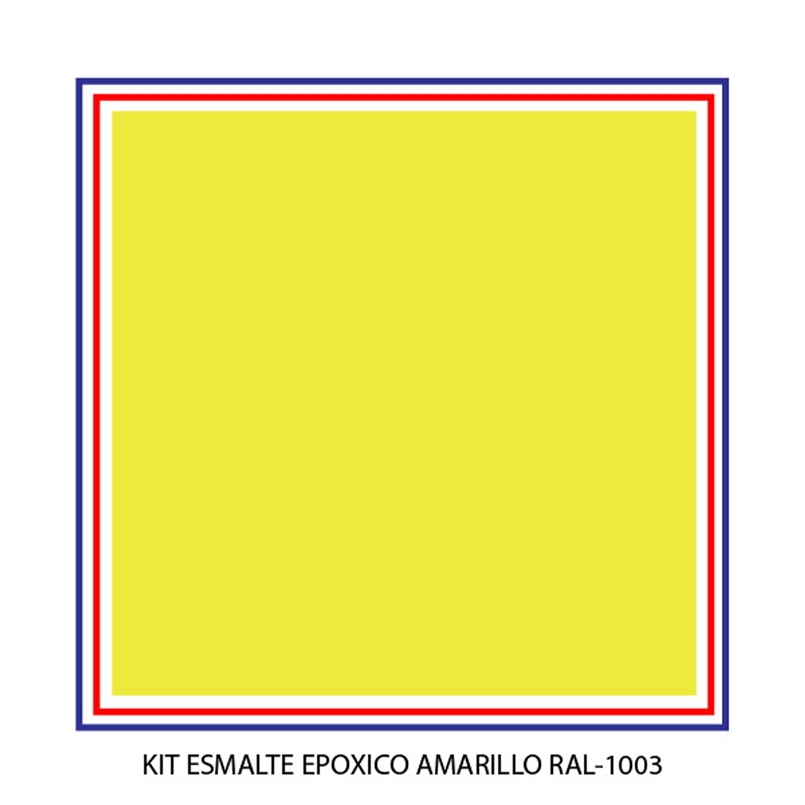 Pintura - Gamma Kit Esmalte Epoxico Amarillo Ral-1003 Galon 2