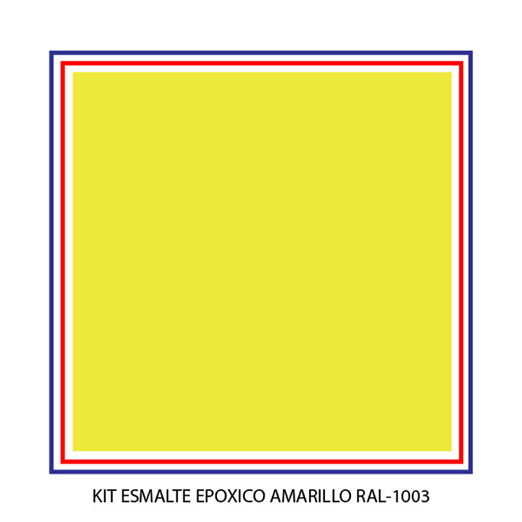 Pintura - Gamma Kit Esmalte Epoxico Amarillo Ral-1003 Galon 2