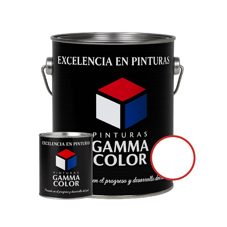 Pintura - Gamma Kit Esmalte Epoxico Blanco Galon 1