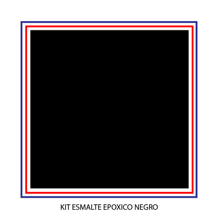 Pintura - Gamma Kit Esmalte Epoxico Negro Galon 2