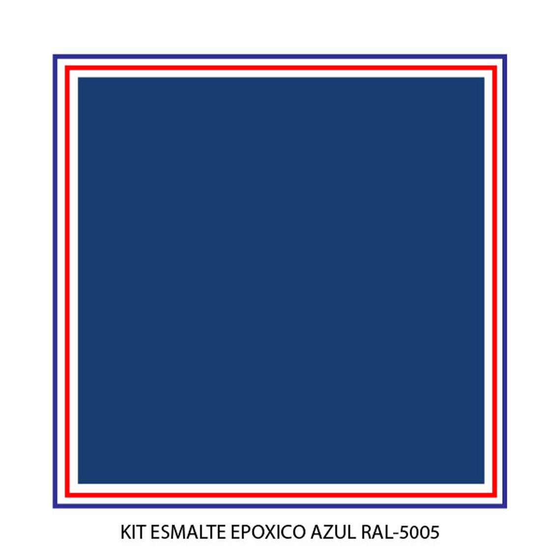 Pintura - Gamma Kit Esmalte Epoxico Azul Ral-5005 Galon 2
