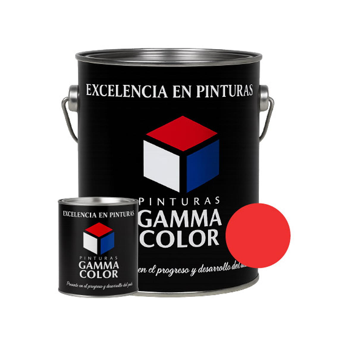 Pintura - Gamma Kit Esmalte Epoxico Rojo Ral-3001 Galon 1