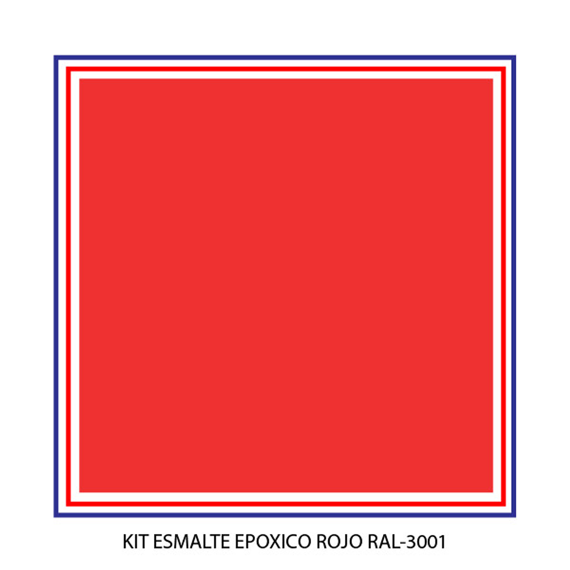 Pintura - Gamma Kit Esmalte Epoxico Rojo Ral-3001 Galon 2