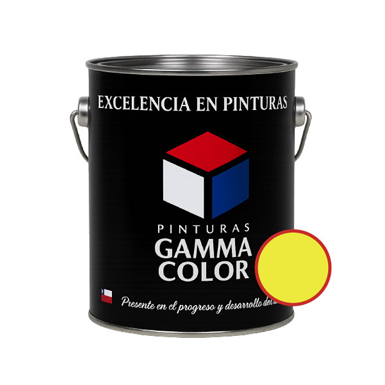 Pintura - Gamma Trafico Acrilica Amarilla Solvente Galon 1