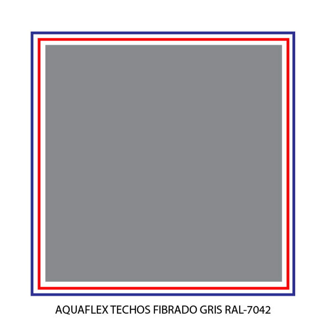 Membrana Liquida - Aquaflex Techos Fibrado Gris Ral-7042 Tineta 2