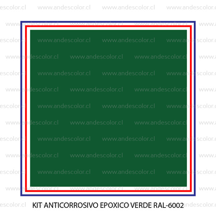 Pintura - Gamma Kit Esmalte Epoxico Verde Ral-6002 Galon 2