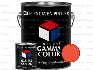 Pintura - Gamma Kit Esmalte Epoxico Naranja Ral-2004 Galon
