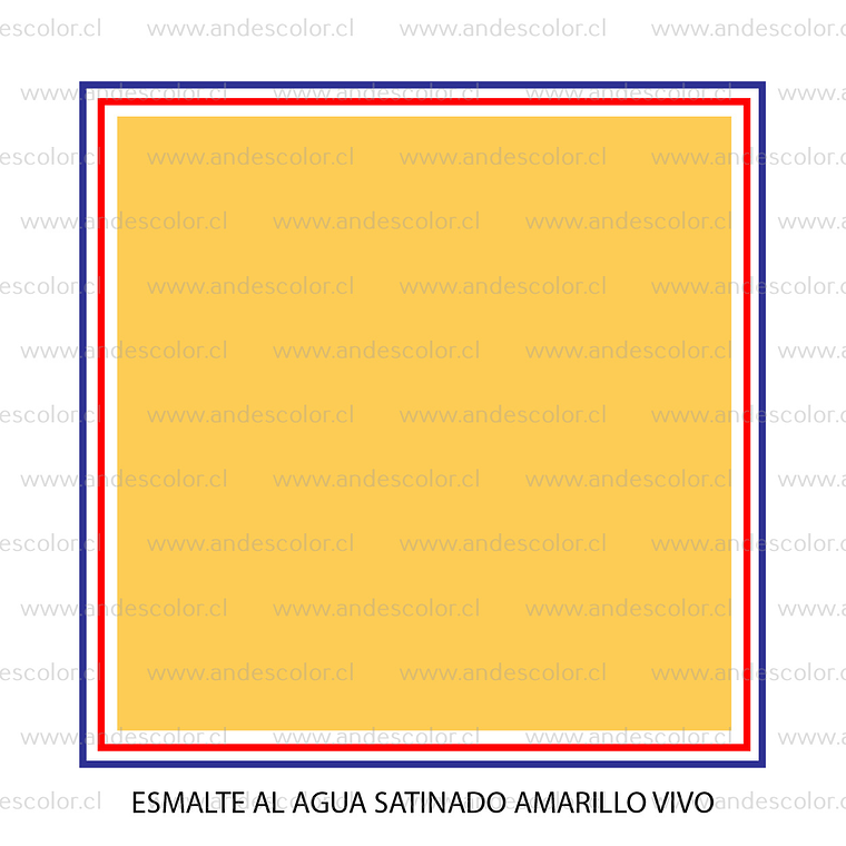 Pintura - Gamma Esmalte Al Agua Satinado Amarillo Vivo Galon 2