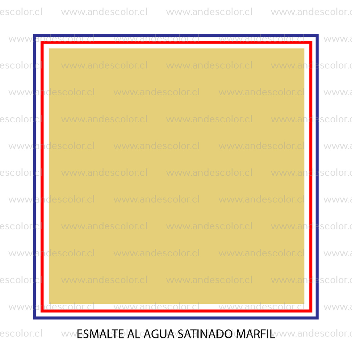 Pintura - Gamma Esmalte Al Agua Satinado Marfil Galon 2