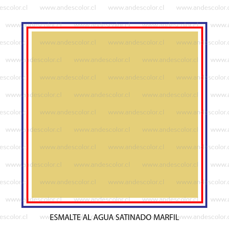 Pintura - Gamma Esmalte Al Agua Satinado Marfil Galon 2