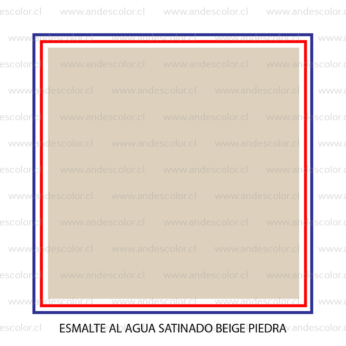 Pintura - Gamma Esmalte Al Agua Satinado Beige Piedra Galon 2