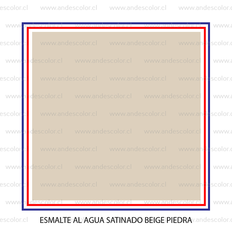 Pintura - Gamma Esmalte Al Agua Satinado Beige Piedra Galon 2