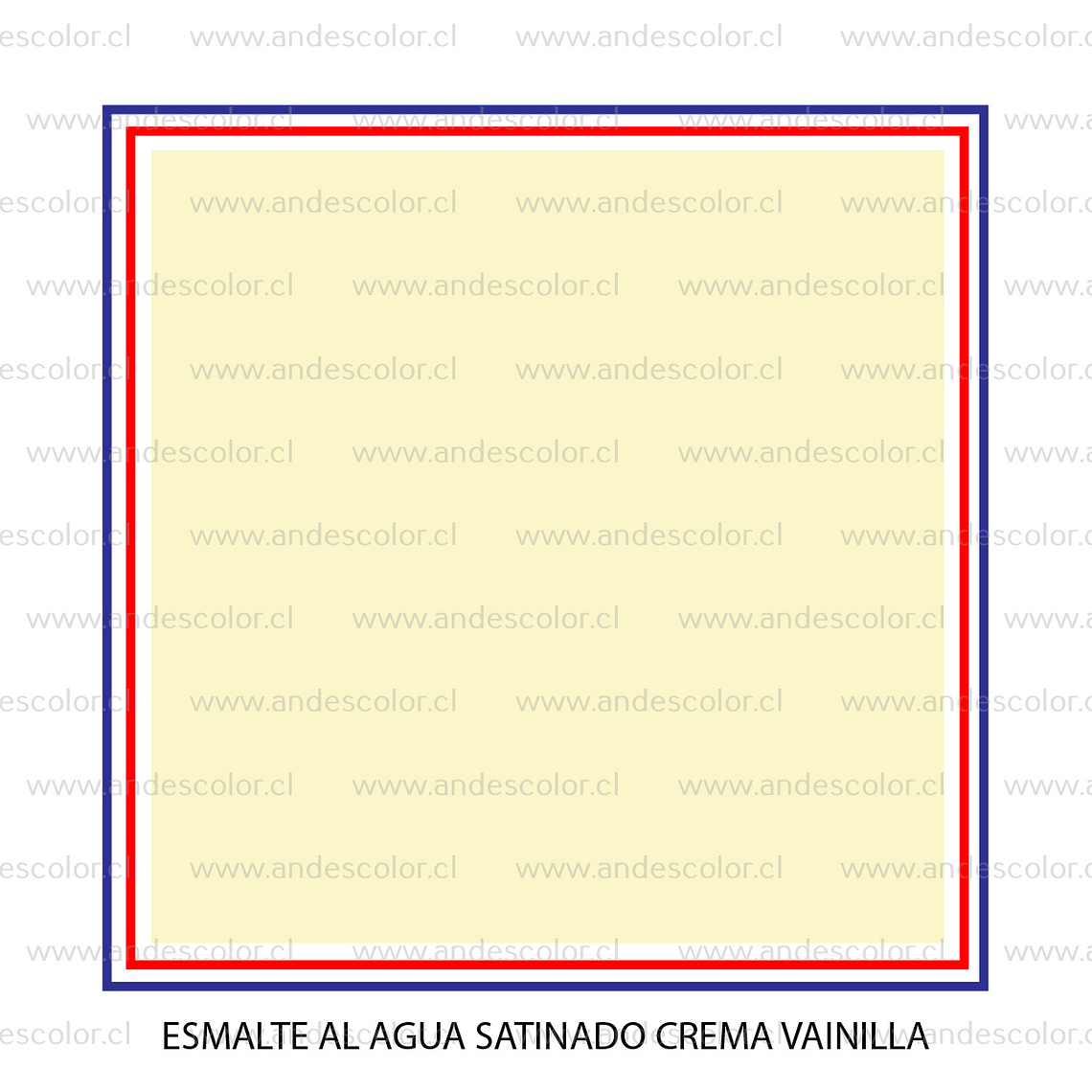 Pintura - Gamma Esmalte Al Agua Satinado Vainilla Crema Galon 2