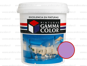 Pintura - Gamma Esmalte Al Agua Satinado Morado Galon