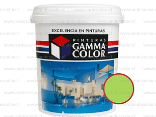 Pintura - Gamma Esmalte Al Agua Satinado Verde Tropìcal Galon