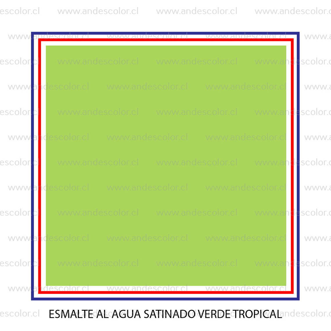 Pintura - Gamma Esmalte Al Agua Satinado Verde Tropìcal Galon 2