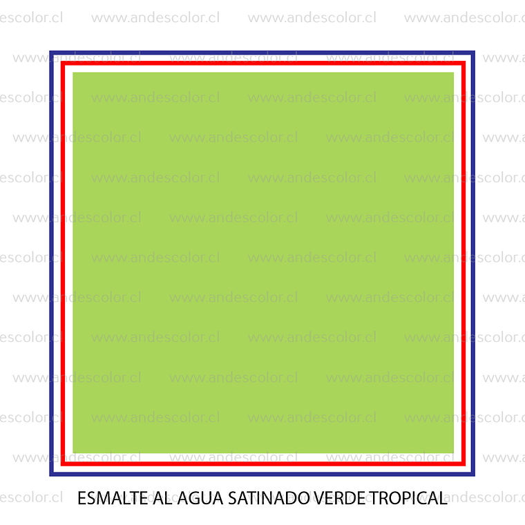 Pintura - Gamma Esmalte Al Agua Satinado Verde Tropìcal Galon 2