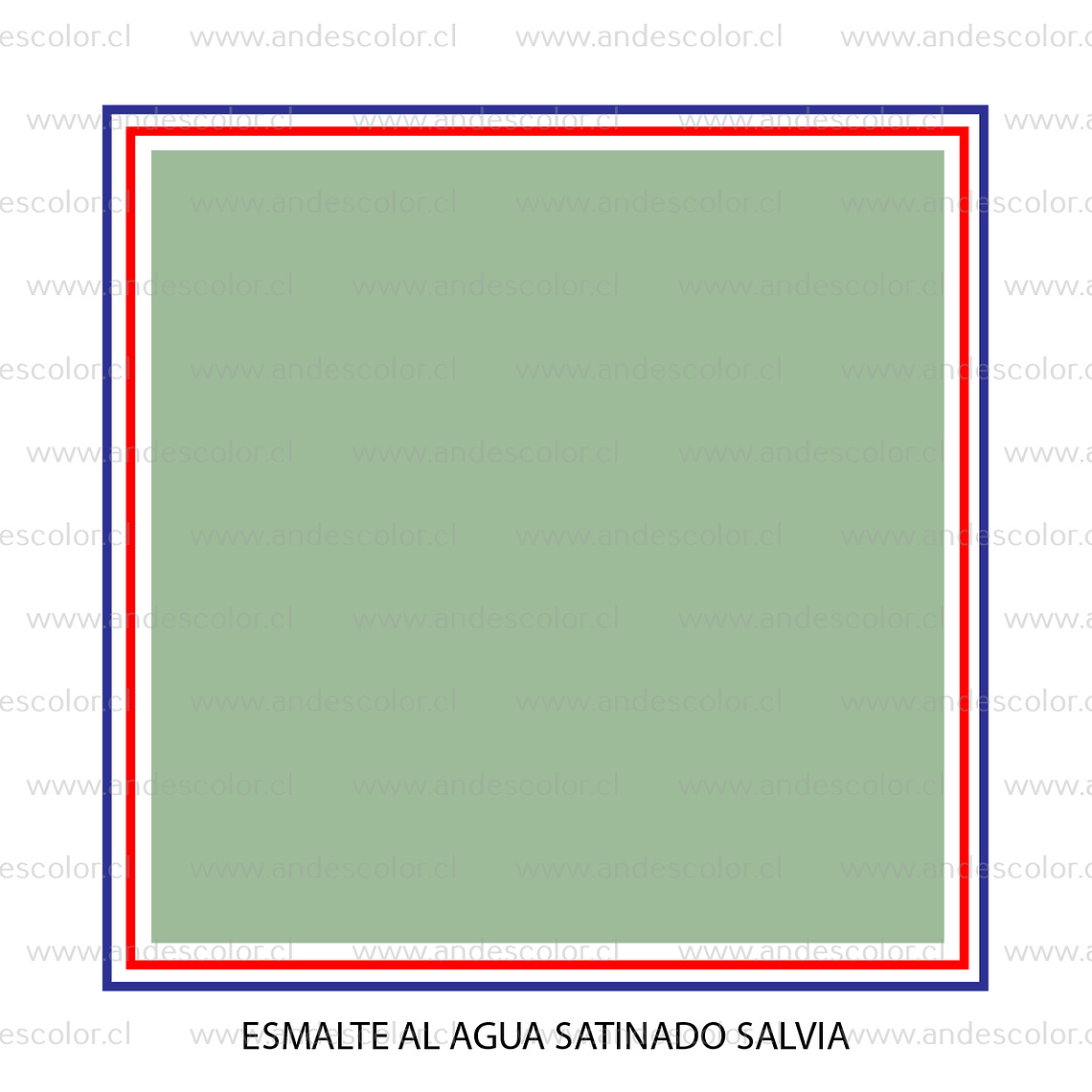 Pintura - Gamma Esmalte Al Agua Satinado Salvia Galon 2
