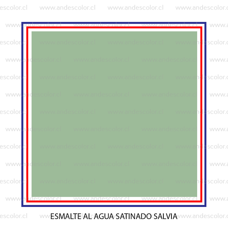 Pintura - Gamma Esmalte Al Agua Satinado Salvia Galon 2