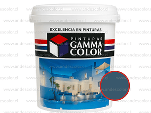 Pintura - Gamma Esmalte Al Agua Satinado Gris Marino Galon