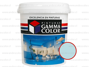 Pintura - Gamma Esmalte Al Agua Satinado Gris Cielo Galon