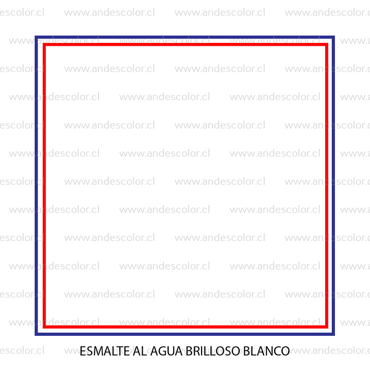 Pintura - Gamma Esmalte Al Agua Brilloso Blanco Galon 2