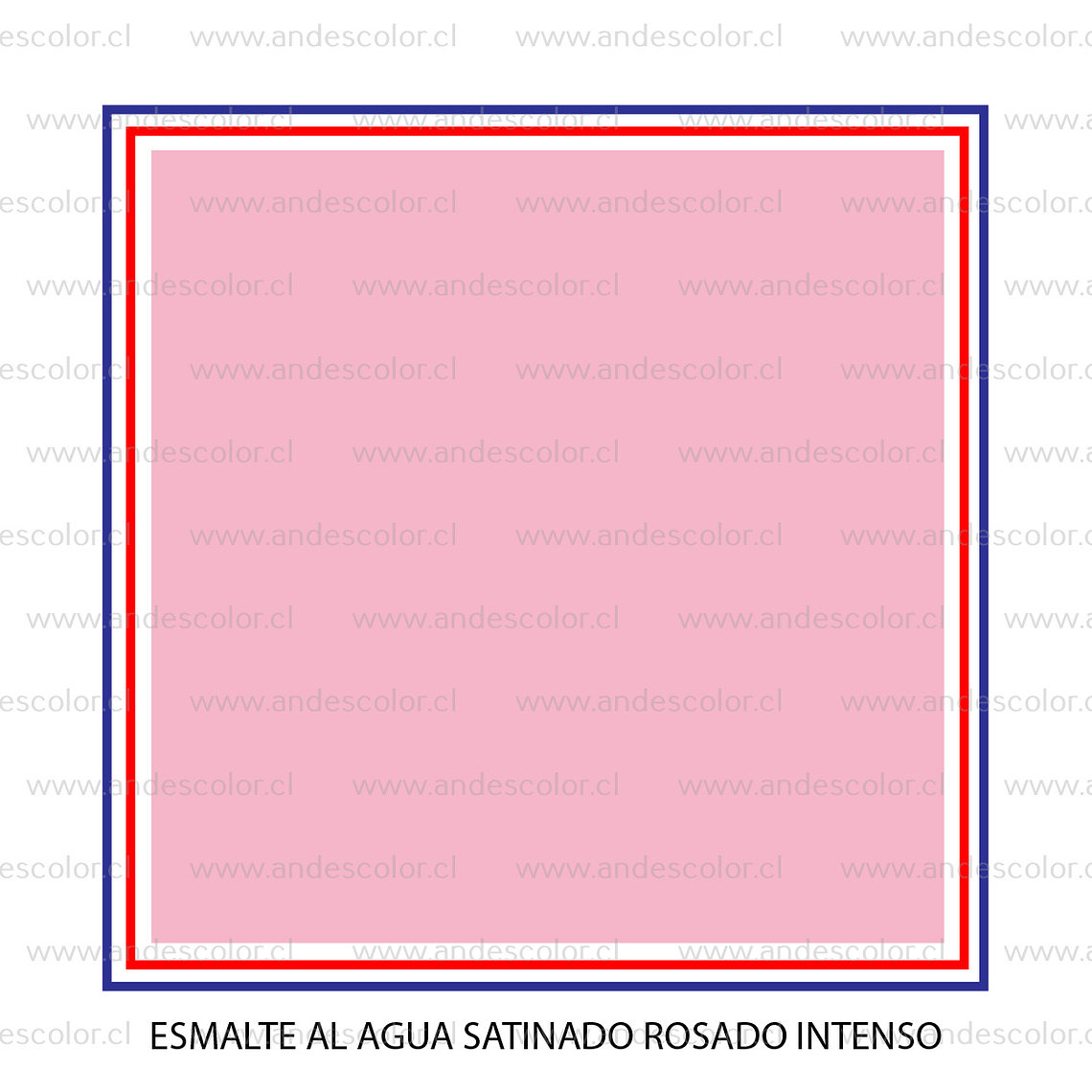 Pintura - Gamma Esmalte Al Agua Satinado Rosado Intenso Galon 2