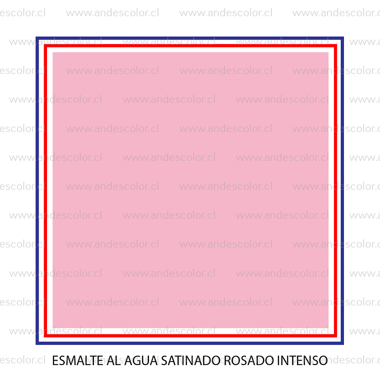 Pintura - Gamma Esmalte Al Agua Satinado Rosado Intenso Galon 2