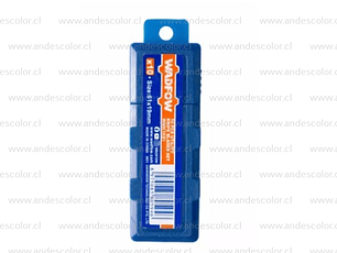 Cartonero - Wadfow Set Hojas Cuchillo Cartonero 10 Piezas 61X19Mm