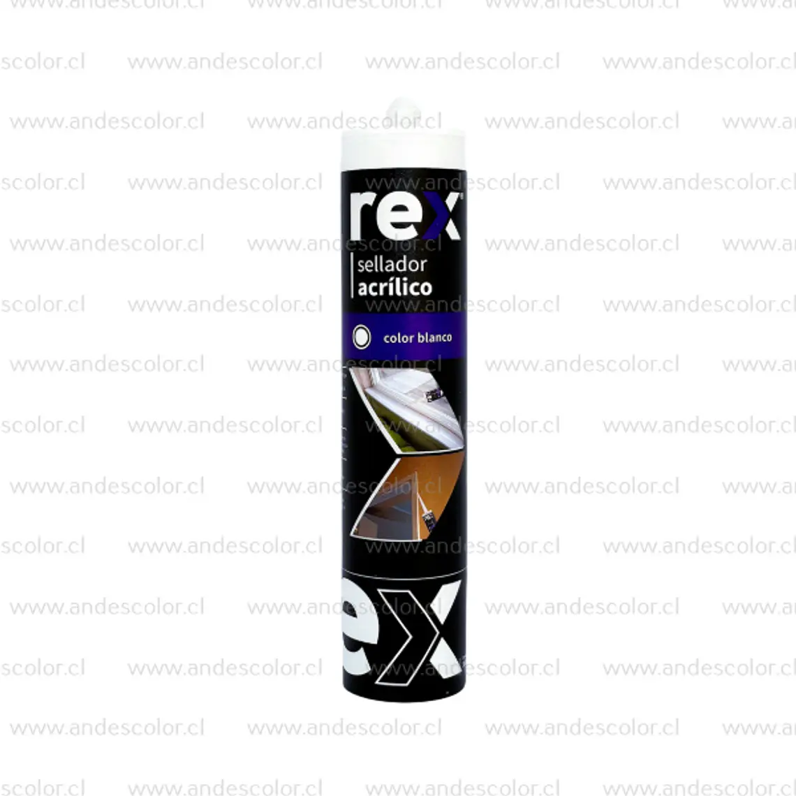 Sellador - Rex Sellador Acrilico Blanco Cartucho 300 Ml 1