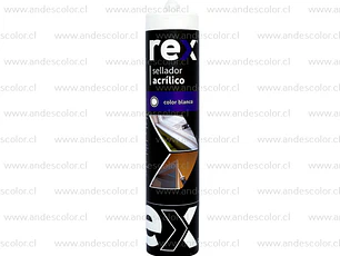 Sellador - Rex Sellador Acrilico Blanco Cartucho 300 Ml
